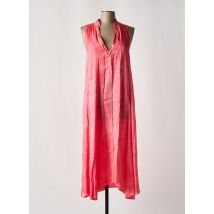 SEMIOLOGY - Robe longue rose en viscose - Femme - Taille 48 - Modz