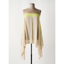 LA STAMPA - Tunique manches longues beige en viscose - Femme - Taille TU - Modz