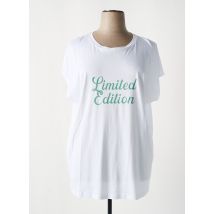 YESTA - T-shirt blanc en coton - Femme - Taille 52 - Modz