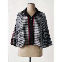 FRANCK ANNA - Chemisier noir en polyester - Femme - Taille 46 - Modz