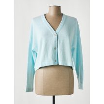MES SOEURS ET MOI - Gilet manches longues bleu en coton - Femme - Taille 48 - Modz