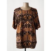 CISO - Tunique manches courtes marron en viscose - Femme - Taille 50 - Modz