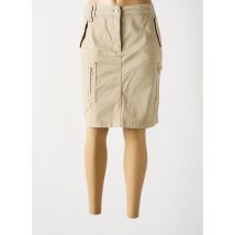 RECOVER C.C. - Jupe mi-longue beige en coton - Femme - Taille 48 - Modz