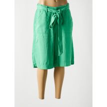 RECOVER C.C. - Bermuda vert en lin - Femme - Taille 52 - Modz