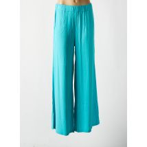 SEMIOLOGY - Pantalon large bleu en viscose - Femme - Taille 46 - Modz