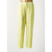SEMIOLOGY - Pantalon droit jaune en viscose - Femme - Taille 46 - Modz