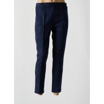 OLIVER JUNG - Pantalon 7/8 bleu en polyester - Femme - Taille 38 - Modz