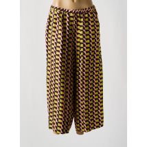 ALEMBIKA - Pantacourt vert en viscose - Femme - Taille 52 - Modz