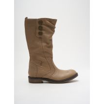 NOËL - Bottes beige en cuir - Fille - Taille 28 - Modz