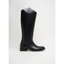 REBECA SANVER - Bottes noir en cuir - Femme - Taille 37 - Modz