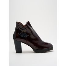 GODY - Bottines/Boots rouge en cuir - Femme - Taille 36 - Modz