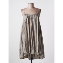 GENESIS - Robe mi-longue gris en viscose - Femme - Taille TU - Modz