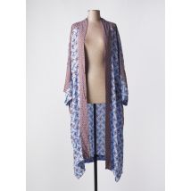 GENESIS - Veste kimono bleu en viscose - Femme - Taille TU - Modz