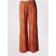 GENESIS - Pantalon flare orange en viscose - Femme - Taille 38 - Modz
