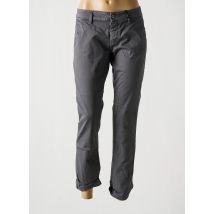 PLEASE - Pantalon 7/8 gris en coton - Femme - Taille 42 - Modz