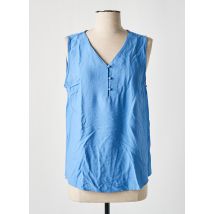 FRANSA - Top bleu en viscose - Femme - Taille 38 - Modz