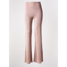 SIYU - Pantalon flare rose clair en viscose - Femme - Taille 38 - Modz