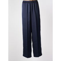 ROBERTO COLLINA - Pantalon droit bleu en polyester - Femme - Taille 38 - Modz