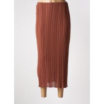 ALYSI - Jupe longue marron en viscose - Femme - Taille 36 - Modz