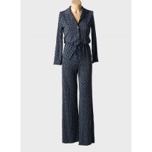 SIYU - Combi-pantalon bleu en polyester - Femme - Taille 34 - Modz
