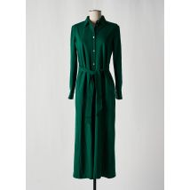 CALIBAN - Robe mi-longue vert en viscose - Femme - Taille 40 - Modz