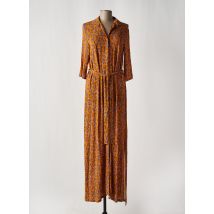 SIYU - Robe longue orange en viscose - Femme - Taille 40 - Modz