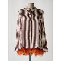 SHIRTAPORTER - Chemisier violet en viscose - Femme - Taille 38 - Modz