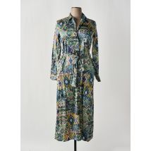 CALIBAN - Robe longue vert en coton - Femme - Taille 42 - Modz