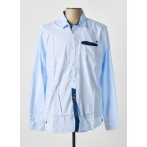 KAPORAL - Chemise manches longues bleu en coton - Homme - Taille XXL - Modz