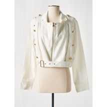 Z.O.E (ZONE OF EMBROIDERED) - Veste casual blanc en coton - Femme - Taille 40 - Modz