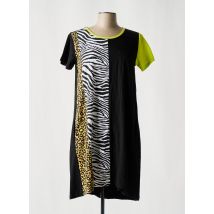 Z.O.E (ZONE OF EMBROIDERED) - Robe mi-longue noir en coton - Femme - Taille 38 - Modz