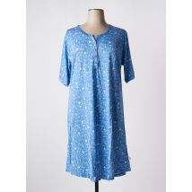 ESKIMO - Chemise de nuit bleu en coton - Femme - Taille 46 - Modz