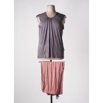 ESKIMO - Pyjama gris en viscose - Femme - Taille 44 - Modz