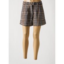 LILI SIDONIO - Short marron en polyester - Femme - Taille 38 - Modz