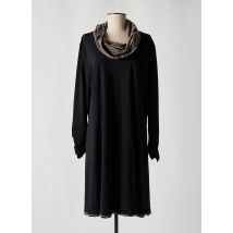 OLIVER JUNG - Robe mi-longue noir en viscose - Femme - Taille 48 - Modz