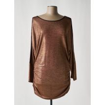 ROSE ELECTRON - Tunique manches longues or en polyester - Femme - Taille 44 - Modz