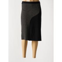 DIAMBRE - Jupe mi-longue noir en viscose - Femme - Taille 46 - Modz