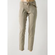 PARA MI - Pantalon slim gris en coton - Femme - Taille TU - Modz