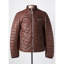 DAYTONA - Veste en cuir marron en cuir d'agneau - Homme - Taille 3XL - Modz