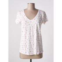 C'EST BEAU LA VIE - T-shirt blanc en modal - Femme - Taille 38 - Modz
