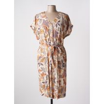 DIANE LAURY - Robe mi-longue beige en viscose - Femme - Taille 42 - Modz