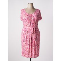 JULIE GUERLANDE - Robe mi-longue rose en polyester - Femme - Taille 46 - Modz