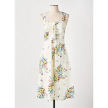 EDC - Robe mi-longue jaune en viscose - Femme - Taille 34 - Modz