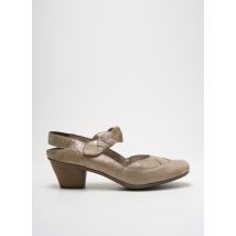 RIEKER - Escarpins beige en cuir - Femme - Taille 41 - Modz