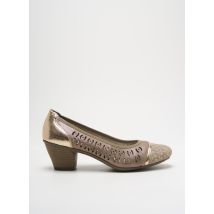 RIEKER - Escarpins or en cuir - Femme - Taille 36 - Modz