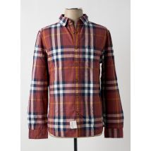 EDC - Chemise manches longues rouge en coton - Homme - Taille 3XL - Modz