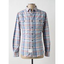 EDC - Chemise manches longues bleu en coton - Homme - Taille S - Modz