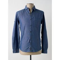 EDC - Chemise manches longues bleu en coton - Homme - Taille 3XL - Modz