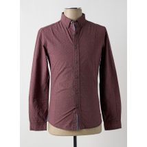 EDC - Chemise manches longues rouge en coton - Homme - Taille S - Modz