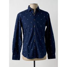 ESPRIT - Chemise manches longues bleu en coton - Homme - Taille S - Modz